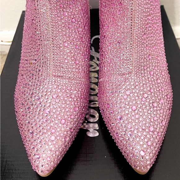 Pink Rhinestone Boots - Picture 4 of 6